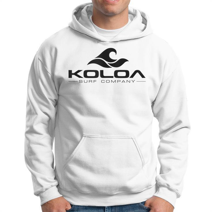 Koloa Surf Classic Wave Black Logo Hoodie