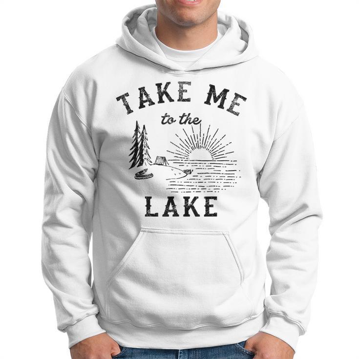 Take Me To The Lake Campground Graphic Hoodie