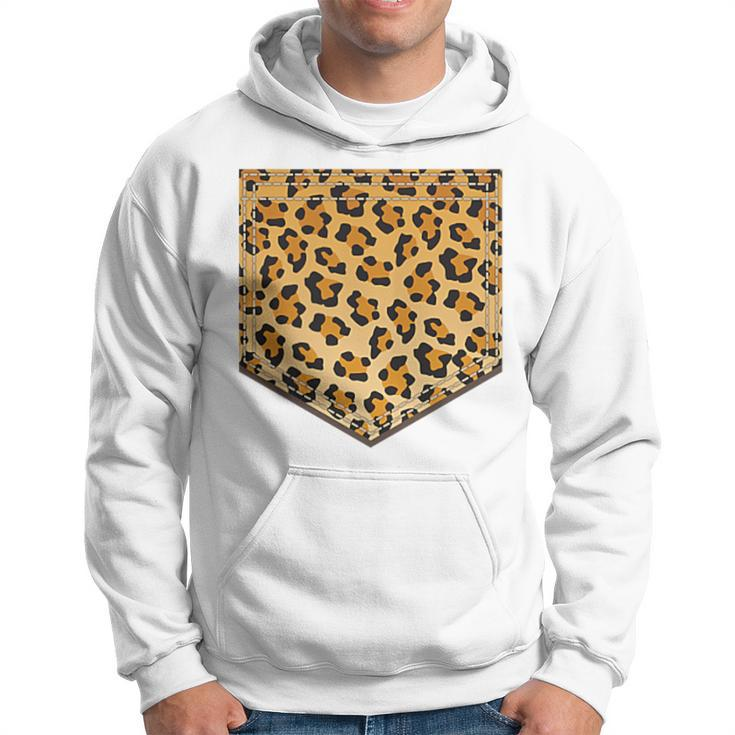 Leopard Print Pocket Cool Animal Lover Cheetah Hoodie