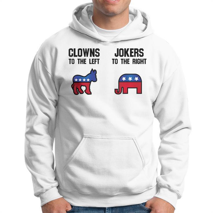 Libertarian Clowns To The Left Jokers To The Right Hoodie