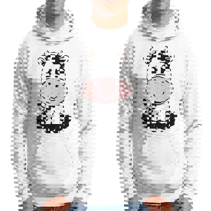 Lindo Animal Deaca Blanco Negro Con Estampado Deaca Kawaii Sudadera