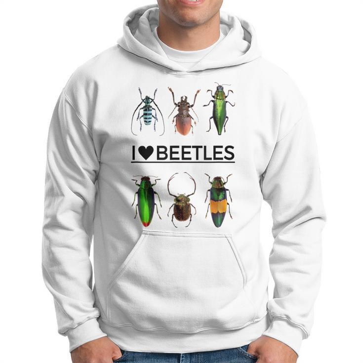 I Love Beetles- Insect Bug Lover Hoodie