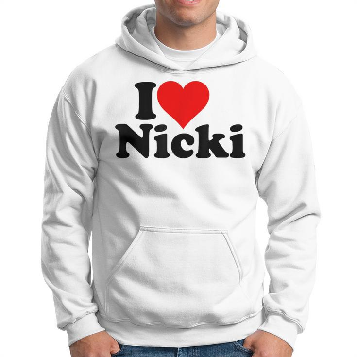 I Love Heart Nicki Hoodie