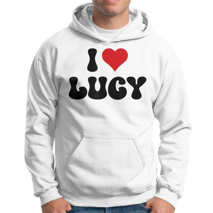 I Love Lucy I Heart Lucy Valentine's Day Hoodie