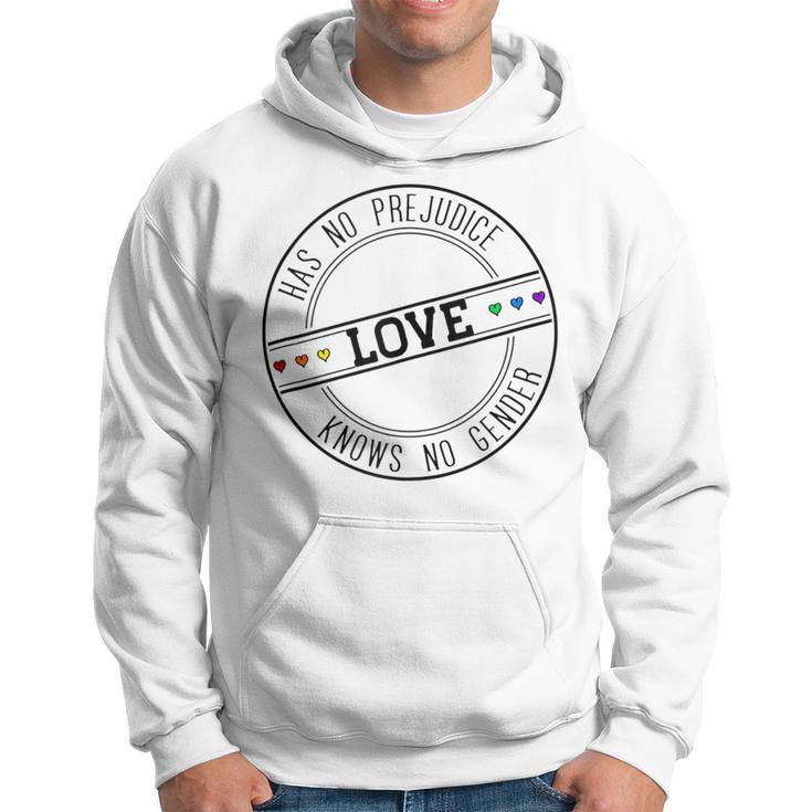 Love Has No Prejudice Love Knows No Gender Lgbt Lgbtq Queer Hoodie