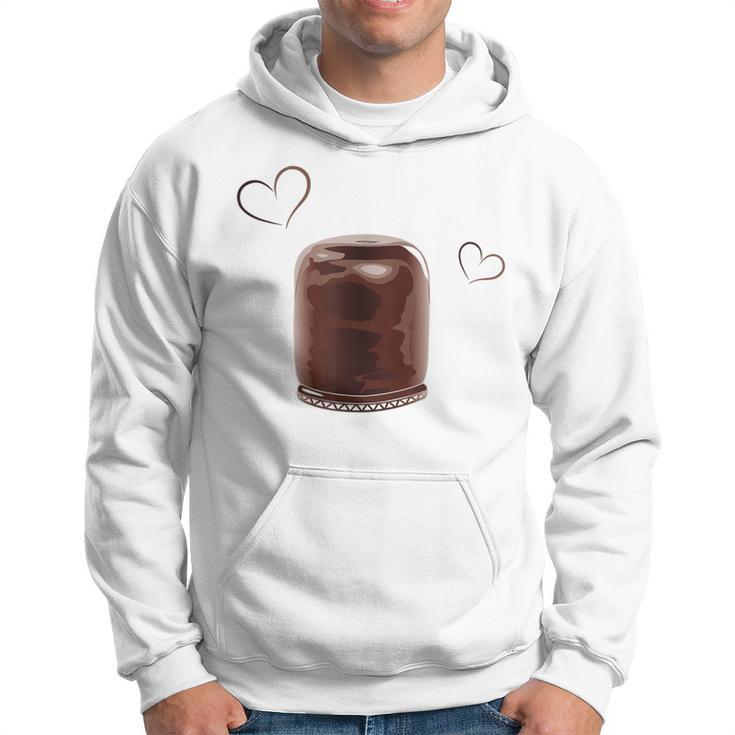 Lustiges Pudding-Liebhaber Hoodie, Herziges Motiv für Fans
