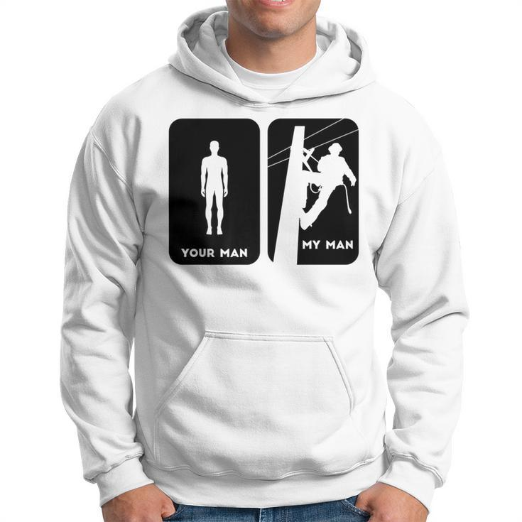 Your Man My Man Lineman Electric Cable Hoodie