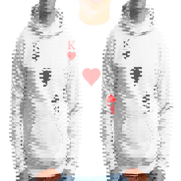 Naipes Corazón Rey Carnaval Disfraz Póker Jugador De Cartas