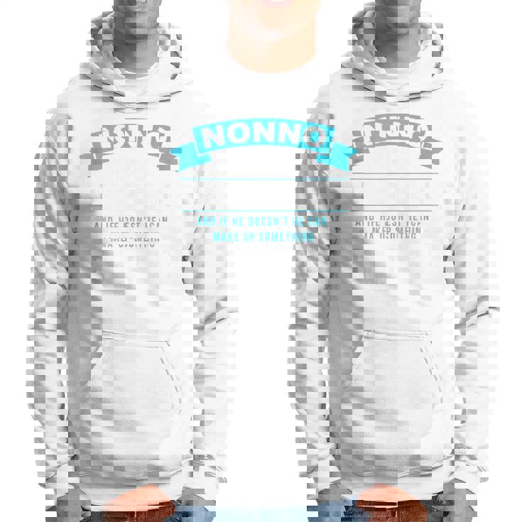 Nonno Knows Everything Fathers Day Dad Papa Hoodie