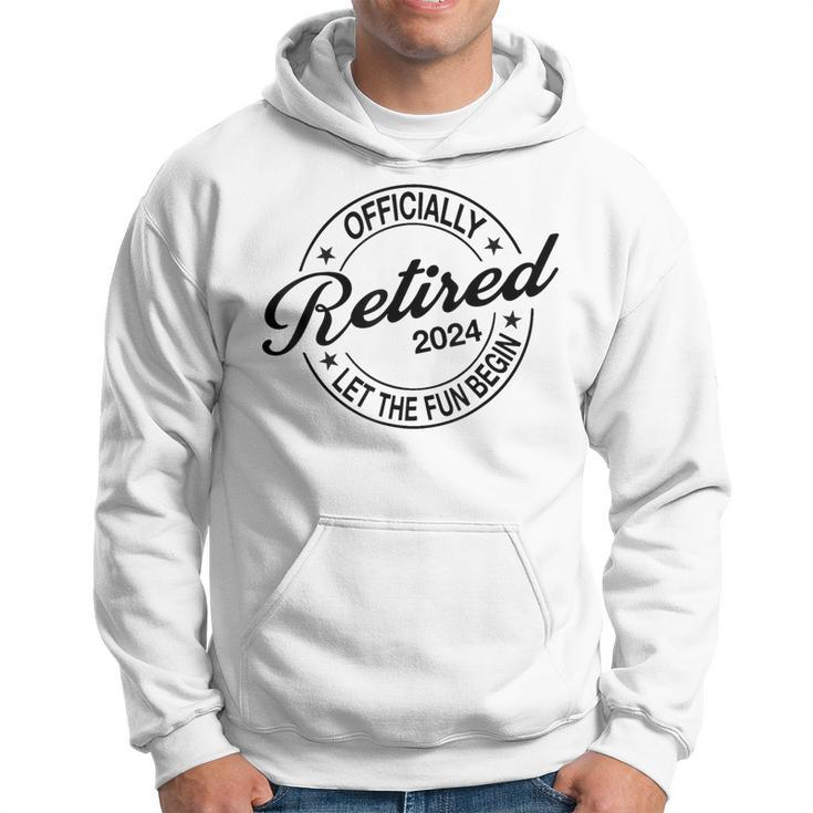 Officially Retired 2024 Retirement Party Hoodie