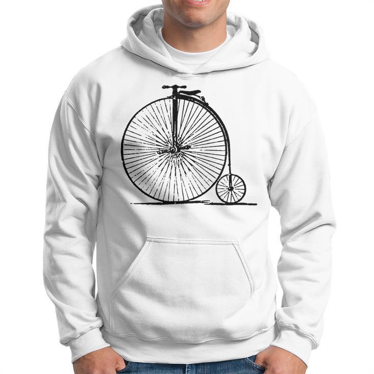 Old School Penny Farthing High Wheel Bike Bicycle Vintage Hoodie