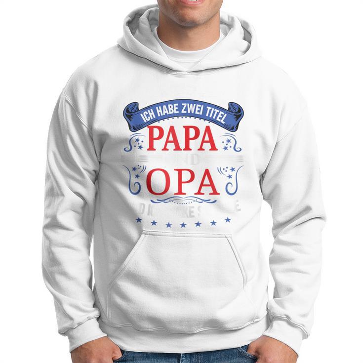 Opa Atertag Papa Spruch Grossvater Geburtstag Kapuzenjacke Kapuzenpullover