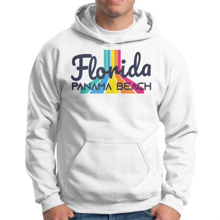 Panama Beach Fl Surf Culture Retro Panama Salt Beach Florida Hoodie