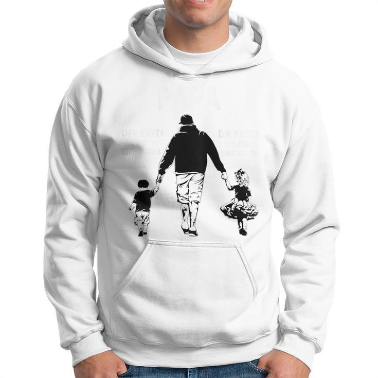 Papa Der Erste Held Eines Sohnes Erste Liebe Einer Tochter Hoodie