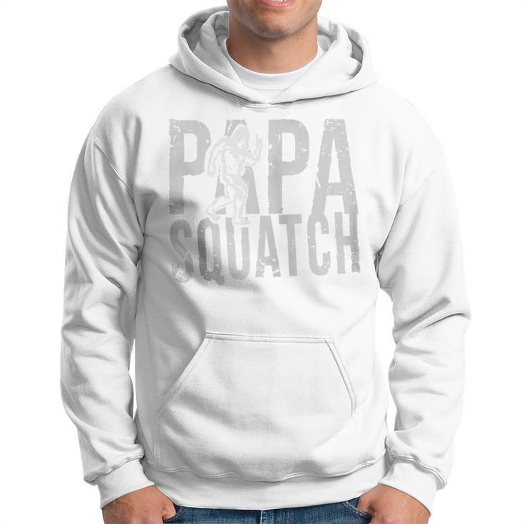 Papa Sasquatch Bigfoot Papa Squatch Lustigeratertag Kapuzenjacke Kapuzenpullover