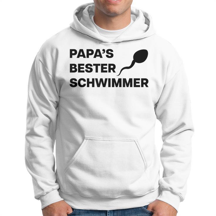 Papa's Bester Schwimmer X Lecker Bierchen Party Outfit Kapuzenpullover