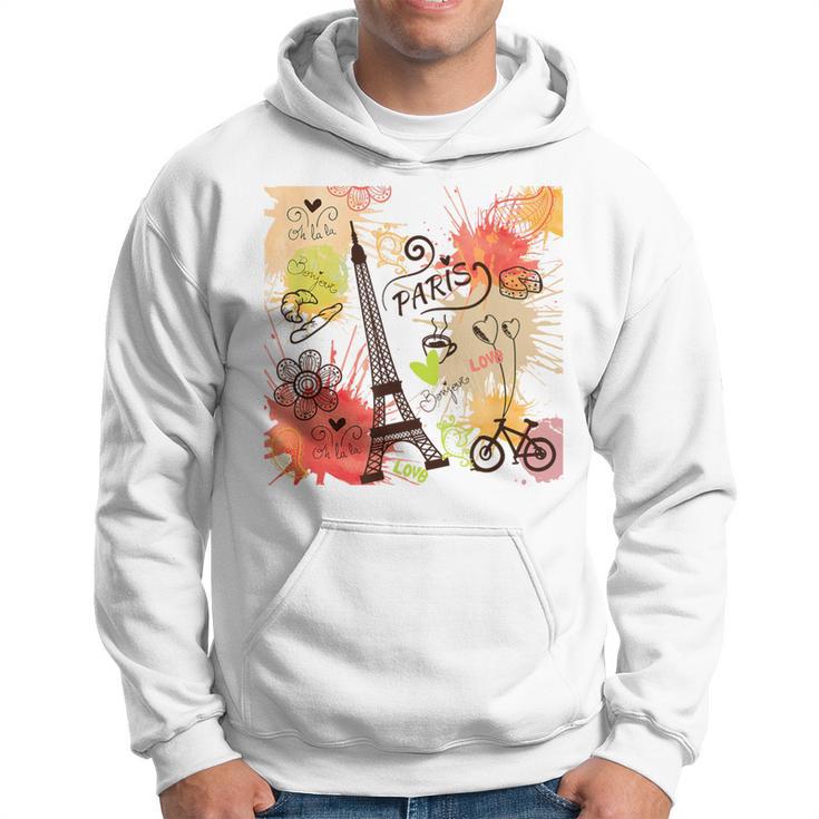 Paris Eiffel Tower France France French Souvenir Hoodie