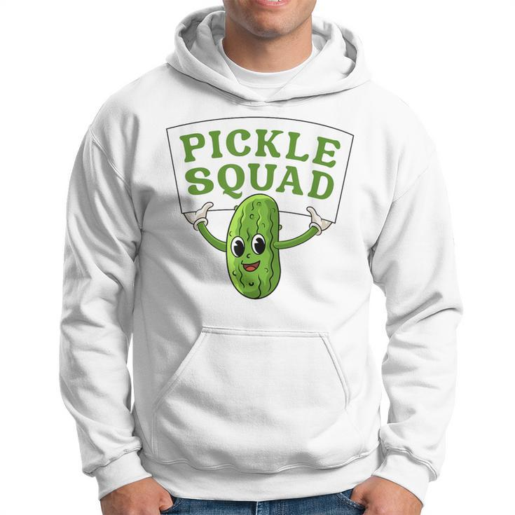 Pickle Squad Cucumber Vegan Pickles Lover Hoodie