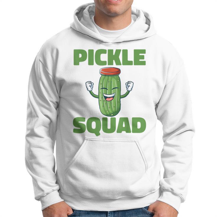 Pickle Squad Foodie Vegan Dill Pickle Adult Pickle Squad Hoodie