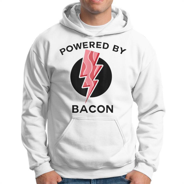 Powered By Bacon Food Hoodie