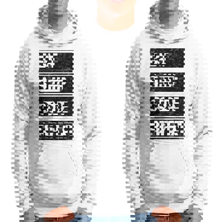 Programmer Eat Sleep Code Repeat Software Engineer Hoodie