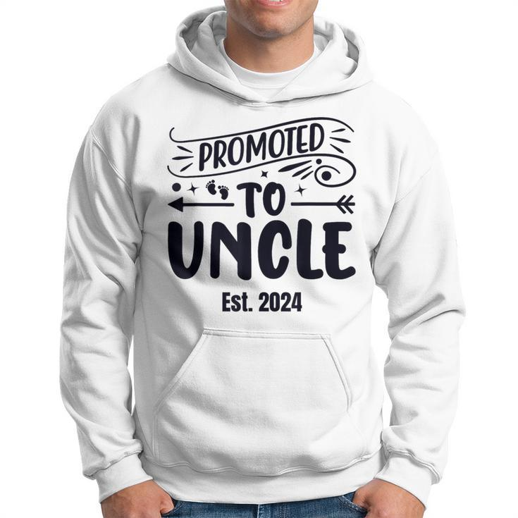 Promoted To Uncle 2024 Soon To Be Uncle Mens Hoodie