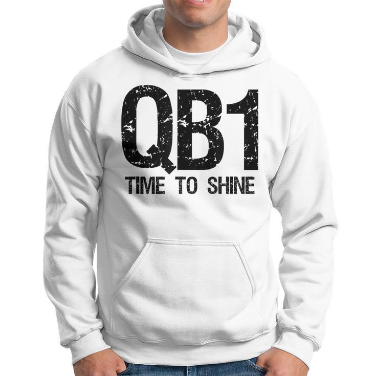 Qb1 Football Team Starting Quarterback Hoodie