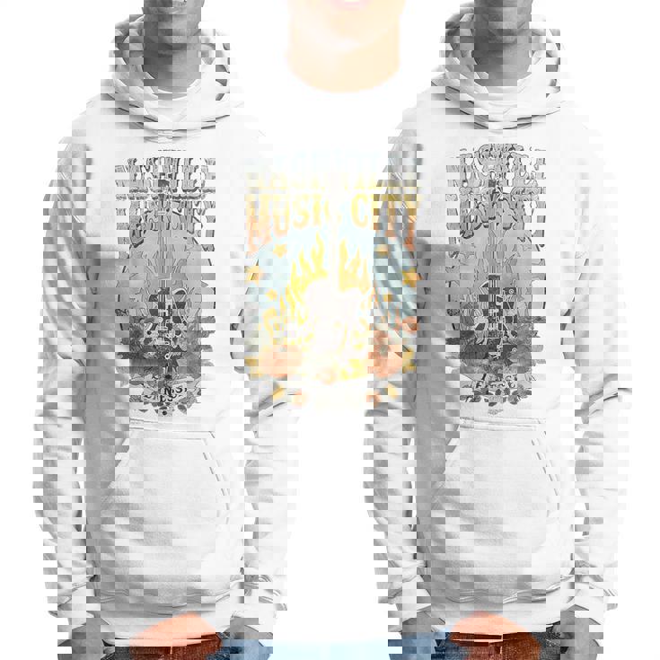 Recuerdo De Nashville Tn Guitarra Nashville Sudadera