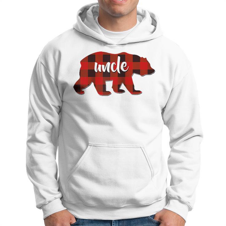 Red Plaid Uncle Buffalo Matching Family Pajama Christmas Hoodie