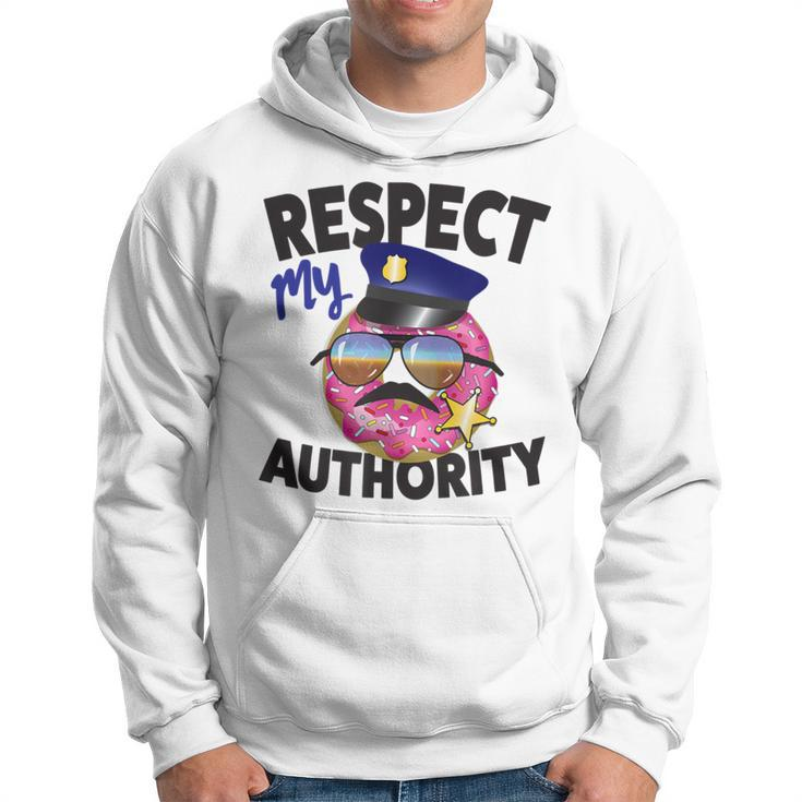 Respect My Authority Cop With Sunglasses Donut Hoodie