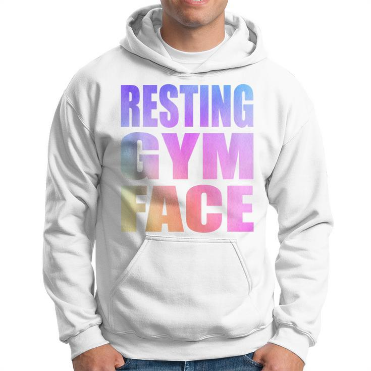 Resting Gym Face Hoodie