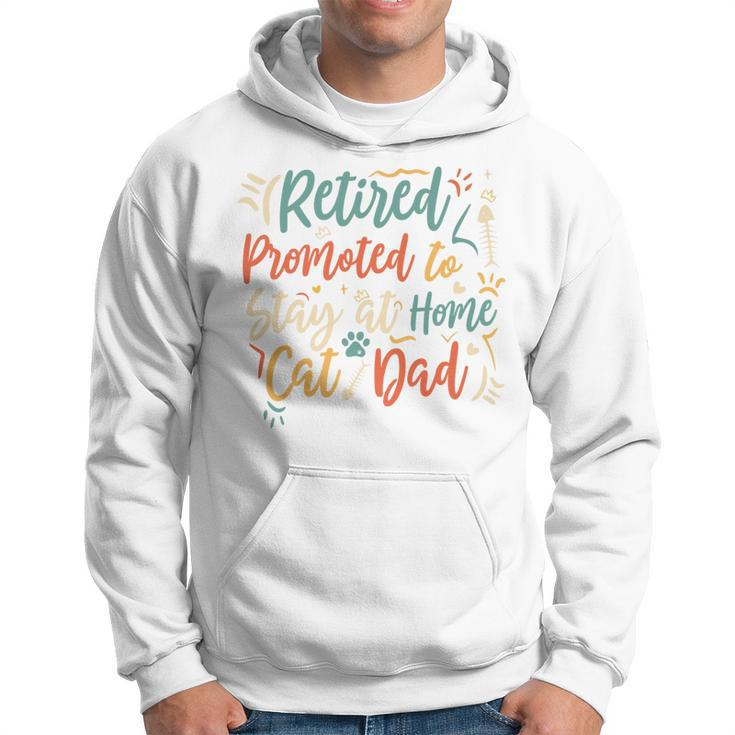 Retirement For Dad 2024 Retired Pet Cats Lover Hoodie