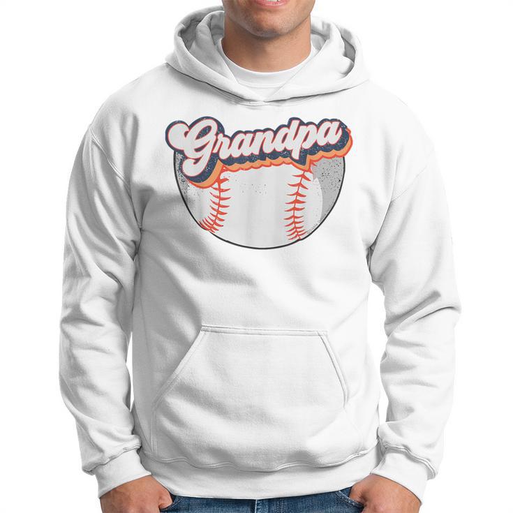 Retro Style Grandpa Baseball Softball Father's Day Grandpa Hoodie