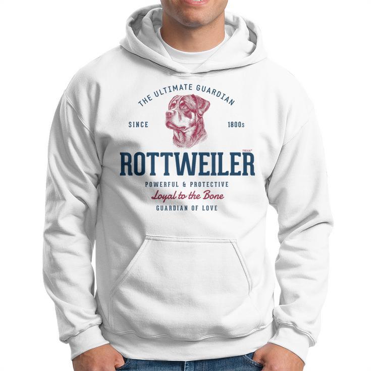 Retro-Styled Vintage Rottweiler Hoodie