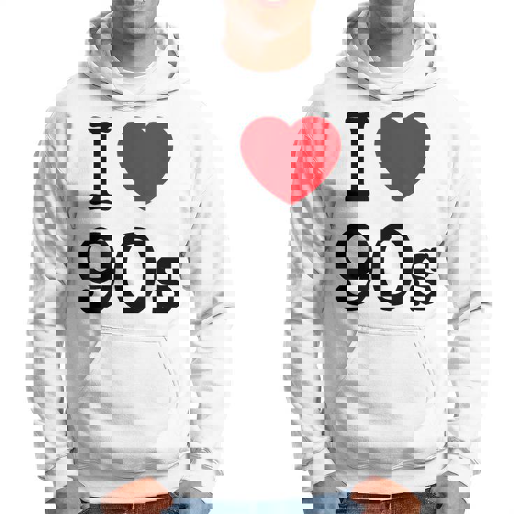 S De Regreso A Los 90 Diseño Gráficointage Retro I Love 90'S Sudadera