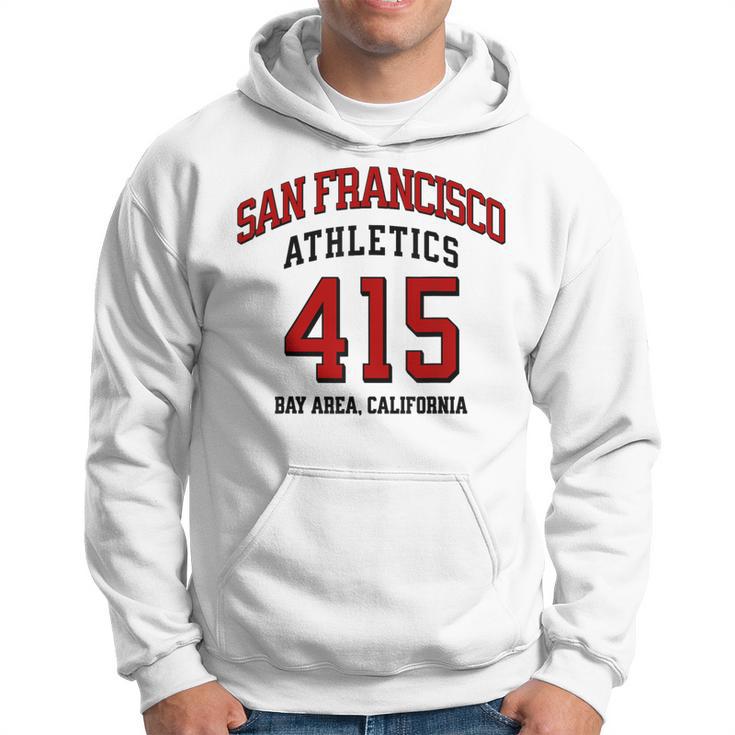 San Francisco Athletics 415 The Bay Area Ca Area Code 415 Hoodie