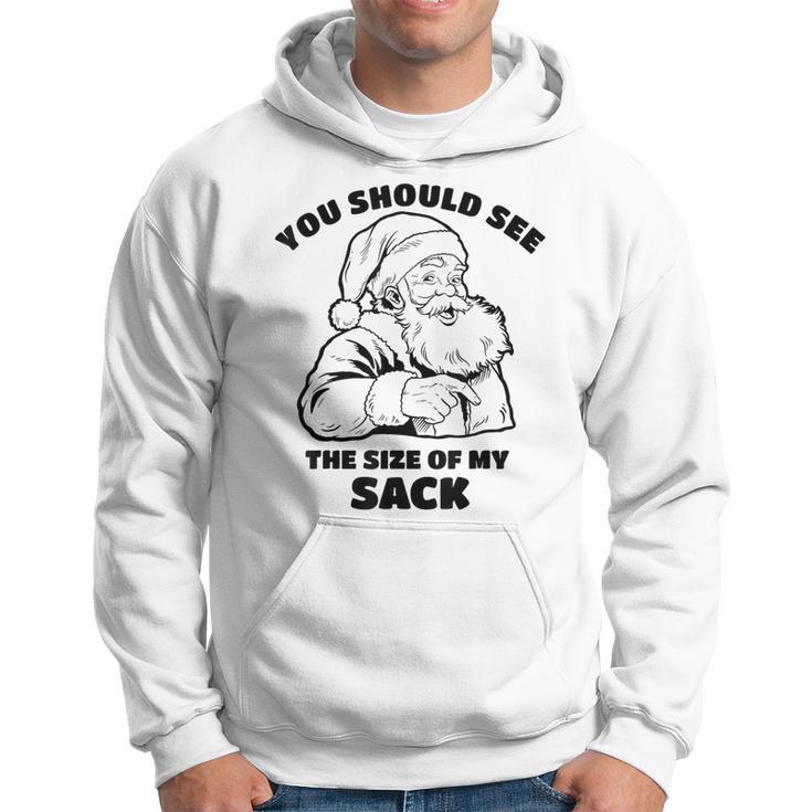 You Should See The Size Of My Sack Santa Christmas Hoodie