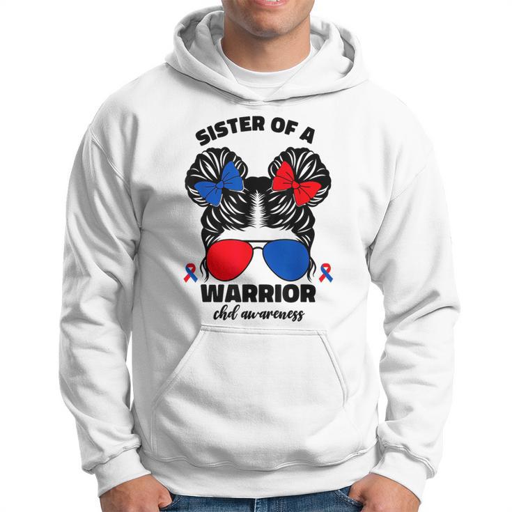 Sister Of A Warrior Chd Congenital Heart Defect Awareness Hoodie