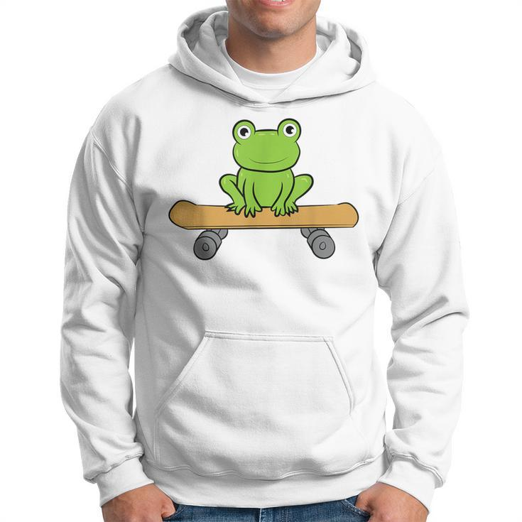 Skateboarding Frogs Skateboard Frogs Hoodie