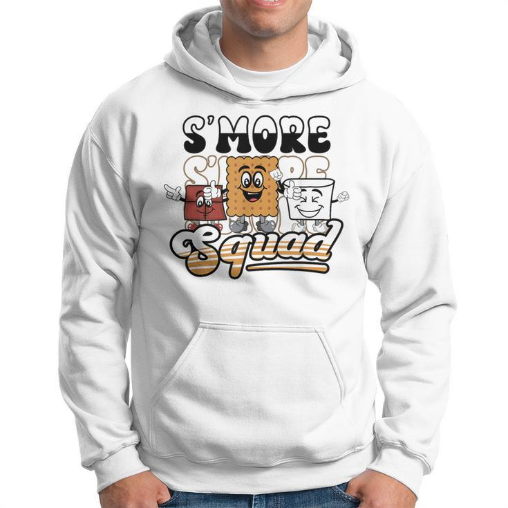 Smores Squad Marshmallow Camping Crew Campfire Matching Hoodie