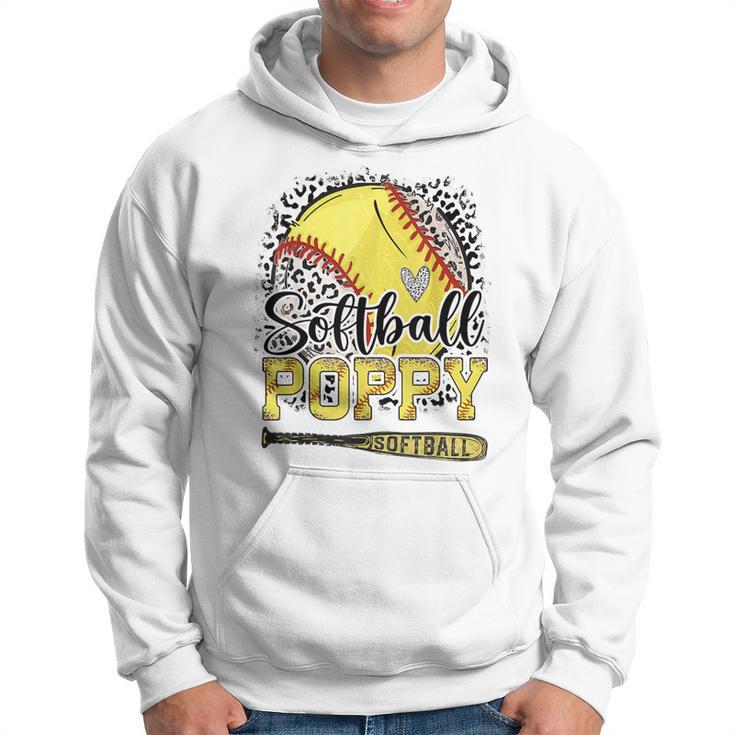 Softball Poppy Leopard Softball Pride Hoodie