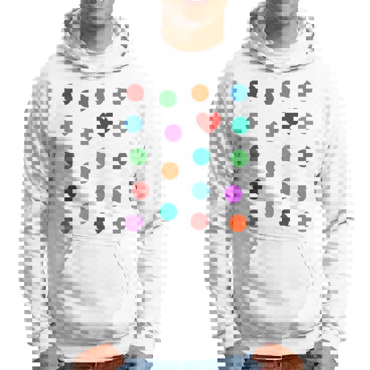 Spotty Dots Spots & Heart Yellow Men Women Children Spot Hoodie