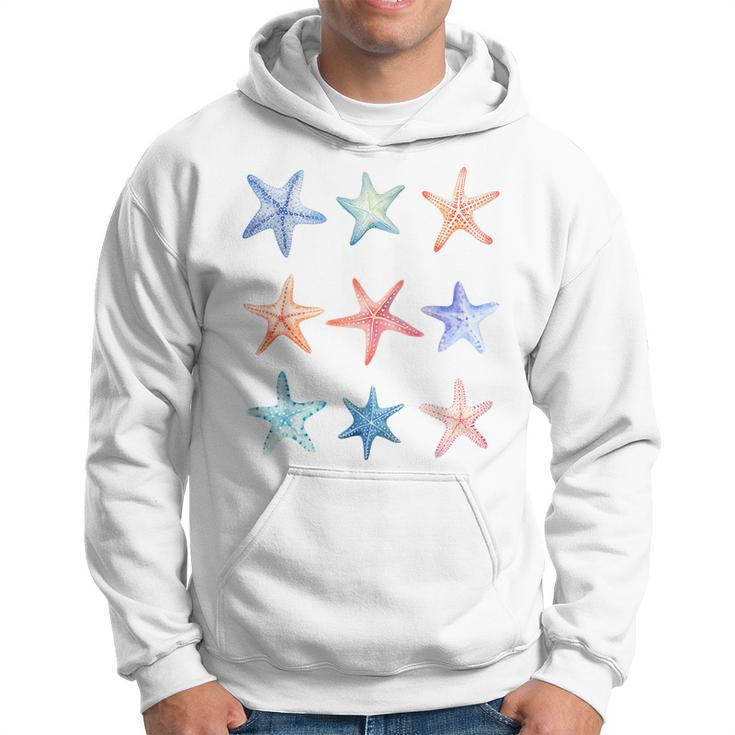Starfish Collecting Beachcombing Lover Sea Shell Collector Hoodie
