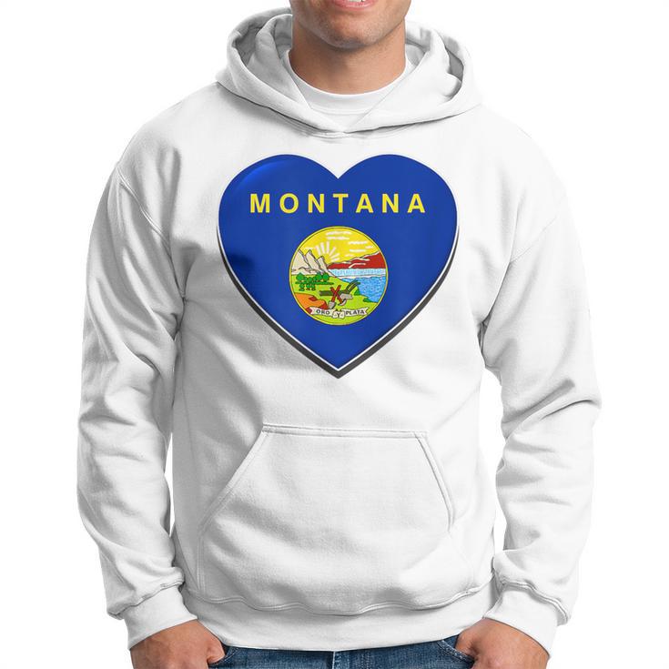 State Of Montana HeartHome Pride Love Hometown Hoodie