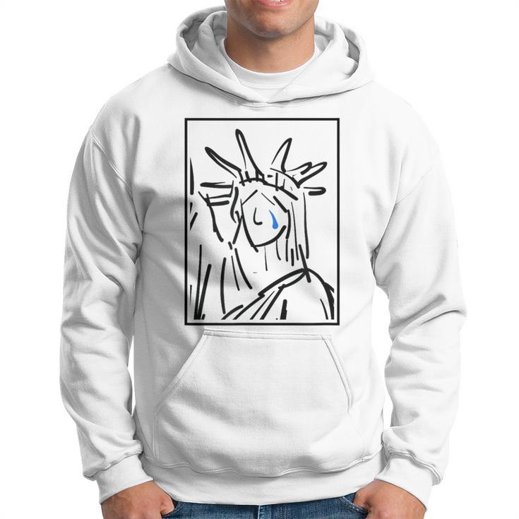 Statue Of Liberty Crying Hoodie