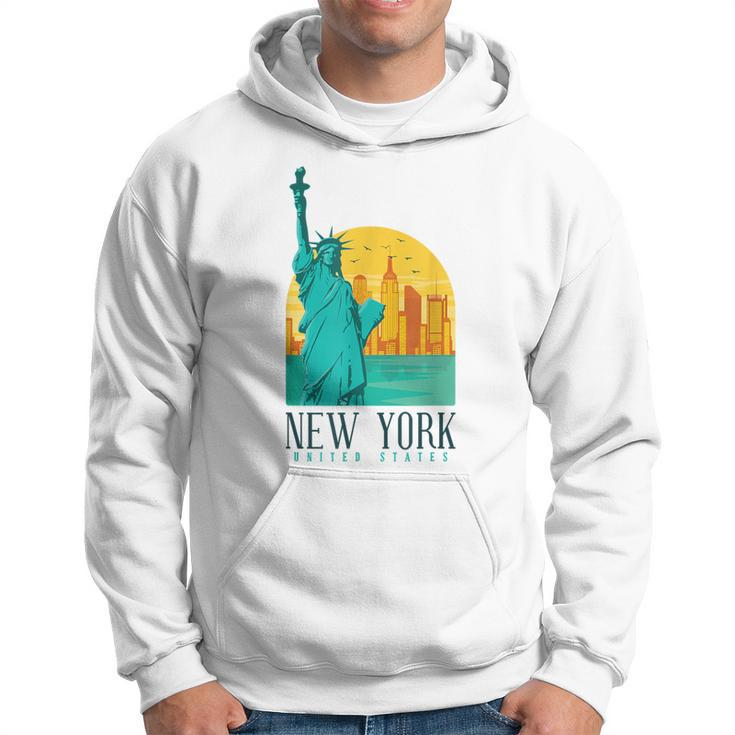 Statue Of Liberty Retro Vintage New York City Nyc Ny Hoodie