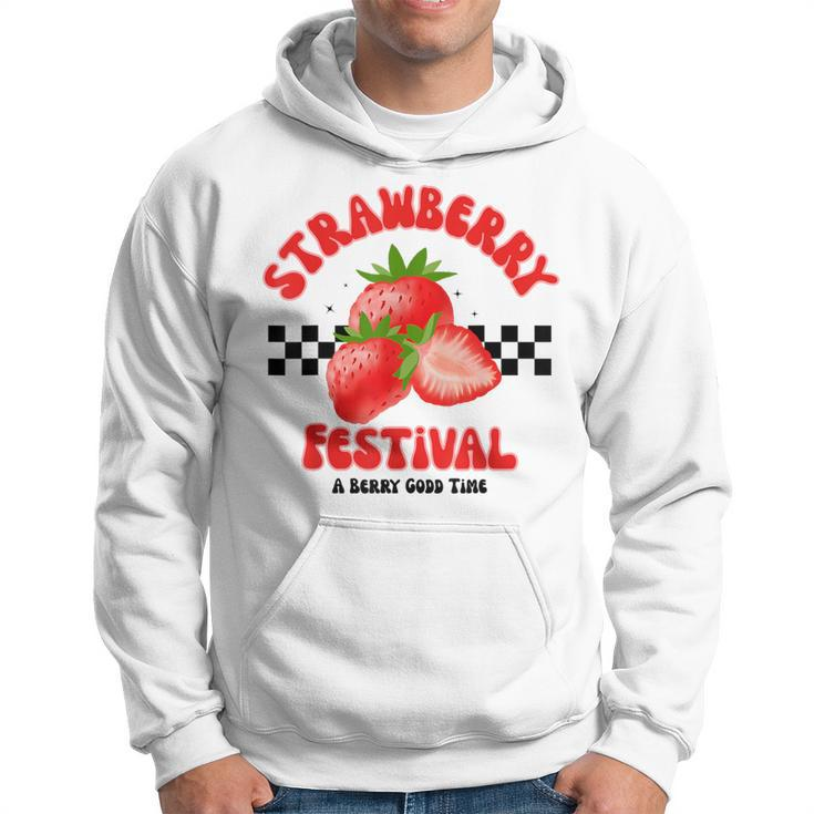 Strawberry Festival A Berry Good Time Fruit Season Women Hoodie