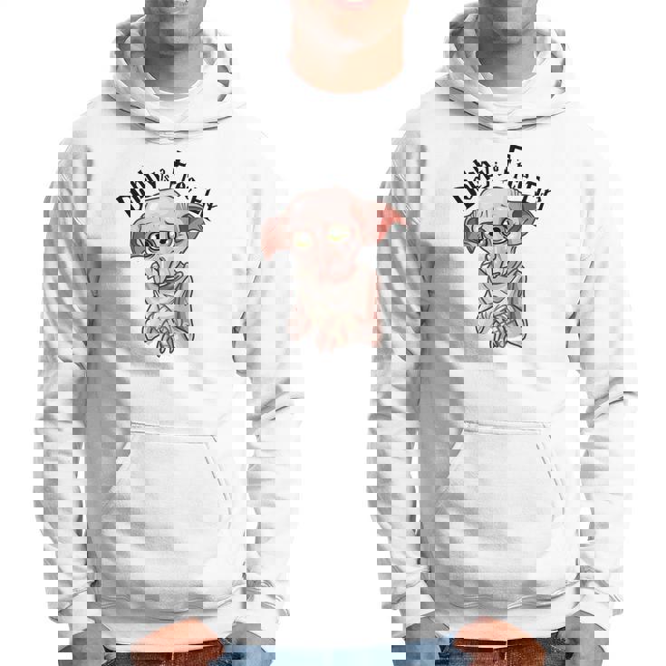 Sweat à capuche Dobby est un Elfe Libre, Illustration Harry Potter