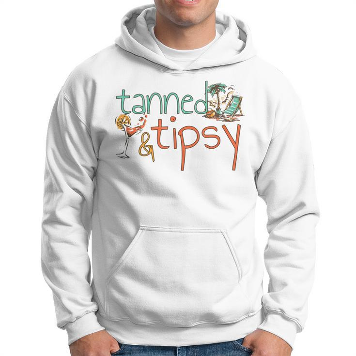Tanned And Tipsy Summer Cocktail Beach Vintage Hoodie