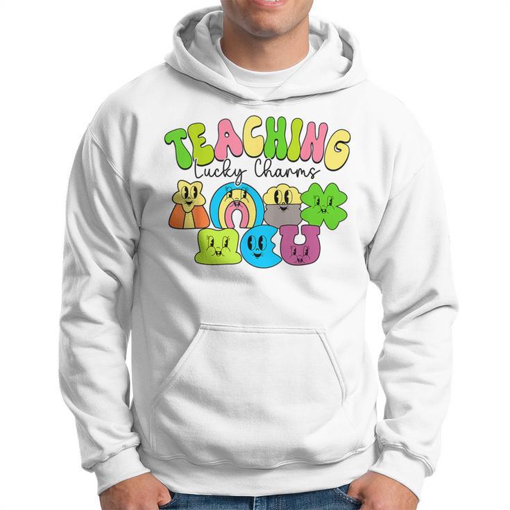 Teaching Lucky Charms Happy St Patrick's Day Irish Teacher Hoodie